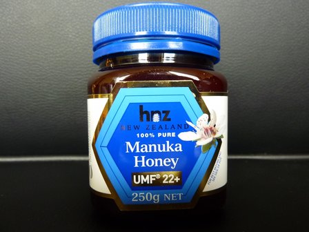 Manuka Honing UMF 24+ gecertificeerd (MGO 1122) van Honey New Zealand / (pot 250 gram) 