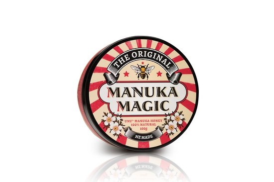 Manuka Magic medicinale Manuka honingcrème, bevordert herstel van geïrriteerde (probleem)huid.
