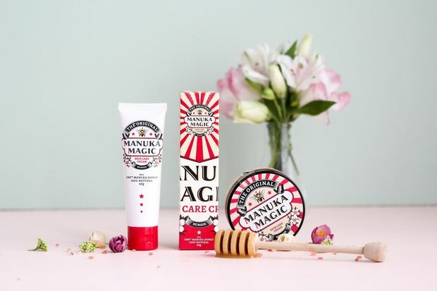 Manuka Magic cream, tube 50 gram en pot 100 gram