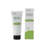 Harvest Crush scrub met manuka honing (exfoliant), voor een gladde en frisse stralende huid.